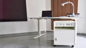 Mediencontainer für die Unterbringung von Medientechnik.