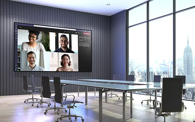LED-Display für Videokonferenzen und Präsentationen im Konferenzraum