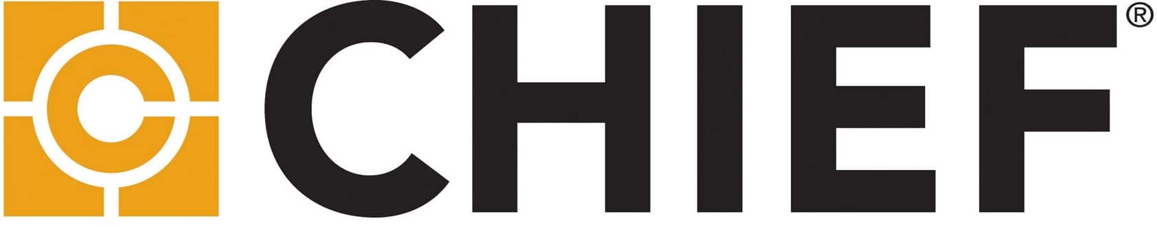 Logo: Chief - Medientechnik, Spezialist für schwere, großformatige Produkte im Bereich Wandhalterungen, Rollwagen und Standfüße
